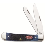 Navy Blue Bone With Red Raised Shield Trapper 7051 - Engravable