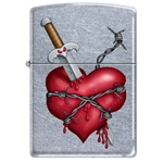 Zippo Knife in Heart 76944