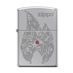 Zippo Flame with Red Swarovski Crystal 48372