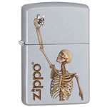 Zippo Skeleton Holding a Zippo 48250