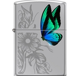 Zippo Butterfly and Flower 13303