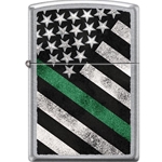 Zippo Flag w/ Thin Green Line