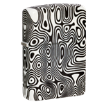 Zippo Glow In The Dark Swirls B&W - 46012