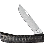 Case Crossroads XR Sod Buster Jr. Black Burlap Laminate with Day Glo Liner 66382 - Engravable