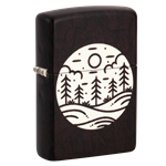 Zippo Glow In The Dark Hills And Trees - 46287