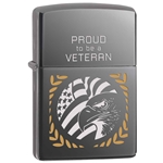 Zippo Proud to be a Veteran