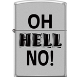 Zippo OH HELL NO!! 28917